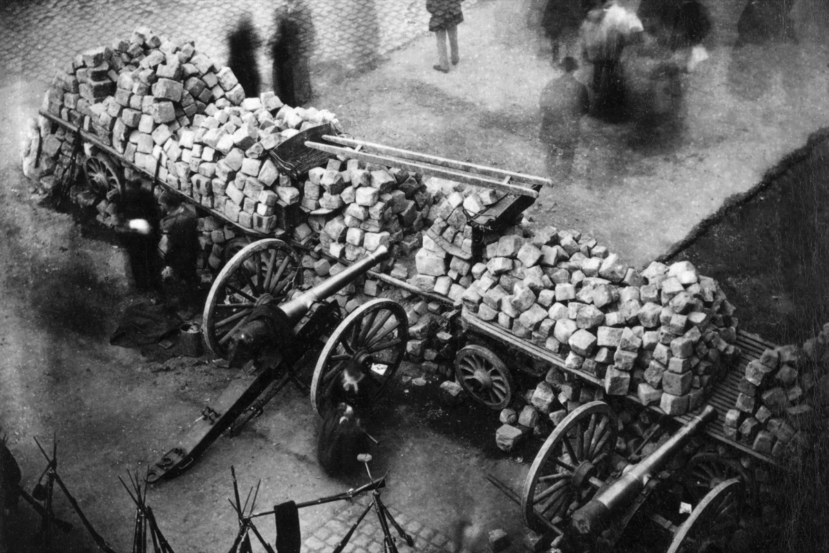 Barricades of the Paris Commune, 1871